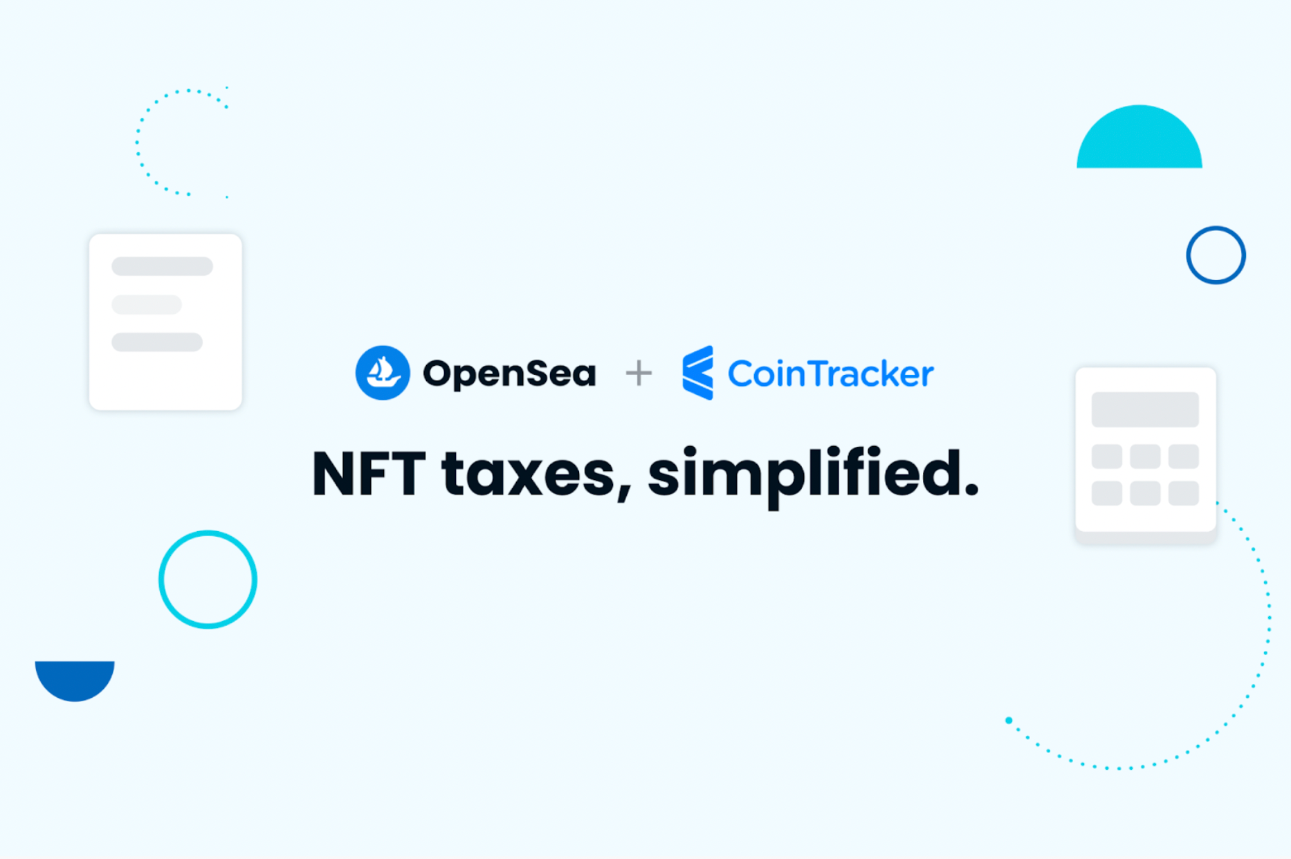 OpenSea Partners with CoinTracker to Simplify NFT Taxes