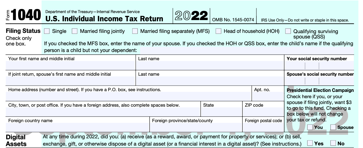 2022 cryptocurrency irs