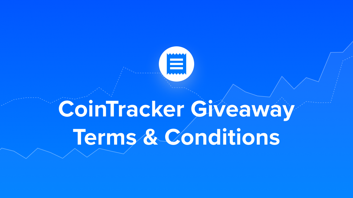 CoinTracker Giveaway Terms & Conditions