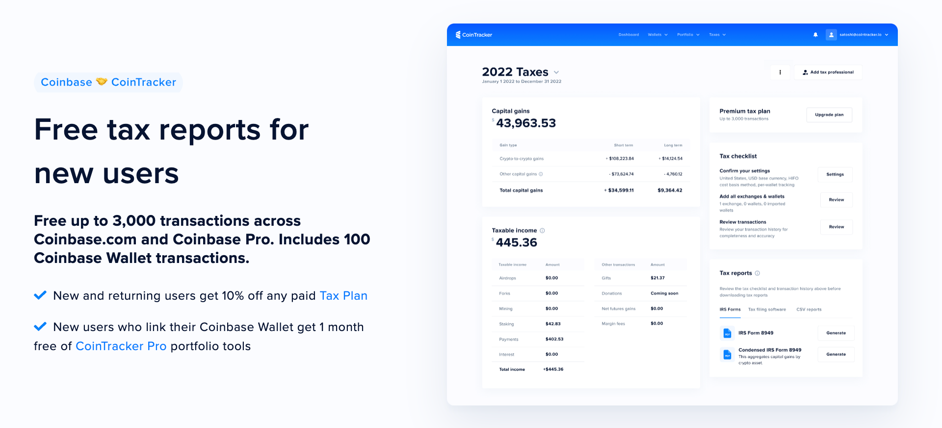 coinbase tax reporting