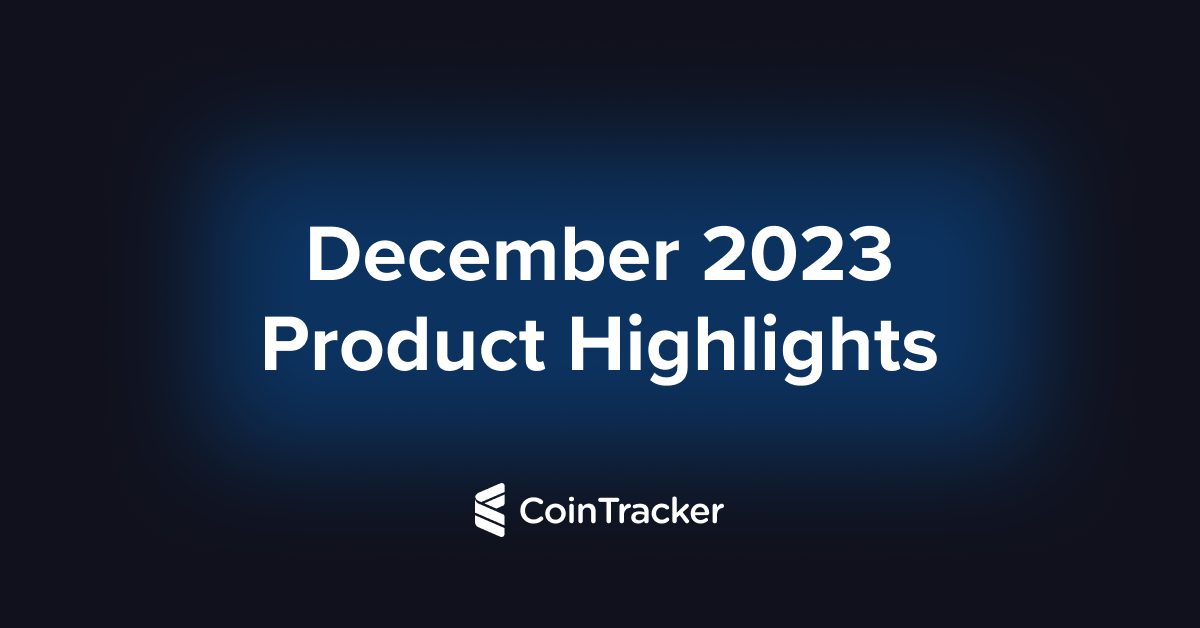 December 2023 Product Highlights