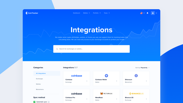 Product Update: Integrations Page