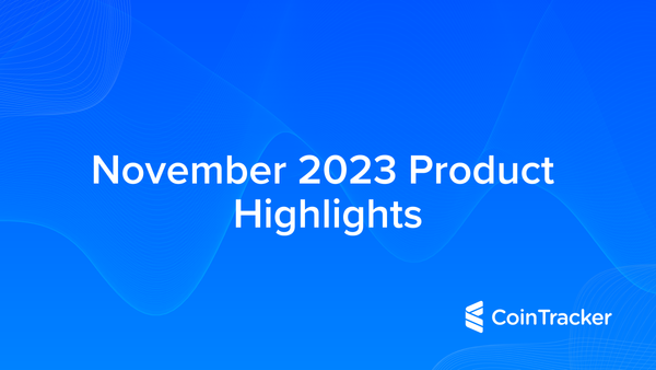 November 2023 Product Highlights