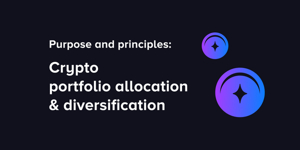 Diversifying digital assets: Purpose and principles of crypto portfolio allocation